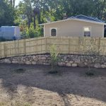 Photo of a retaining wall and a fence project in Kalamazoo, Michigan